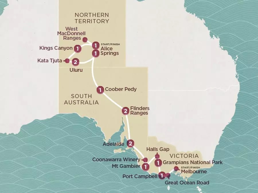 OXDSMU-8_Map of Down South and Outback _0